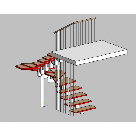 Лестницa на второй этаж 